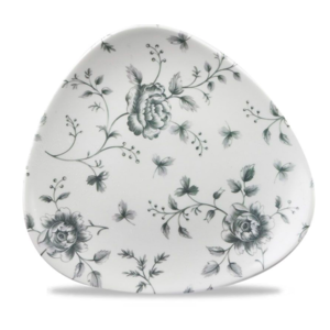 Churchill Servies Horeca Kwaliteit Rose Chintz Grey Lotus Triangle Bord 19.2cm