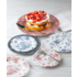 Churchill Servies Horeca Kwaliteit Churchill Studio Prints | Rose Chintz Grey Lotus Triangle Bord 19.2cm