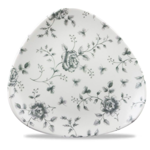 Churchill Rose Chintz Grey Lotus Triangle Bord 22.9cm