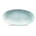 Churchill Servies Horeca Kwaliteit Stone Aquamarine Oval Chefs Bord 30x15cm