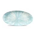 Churchill Servies Horeca Kwaliteit Stone Aquamarine Oval Chefs Bord 35x17.5cm