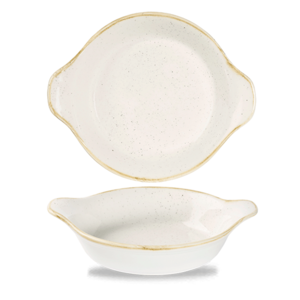 Churchill Servies Horeca Kwaliteit Stonecast Barley White Small Round Eared Dish 15x18cm