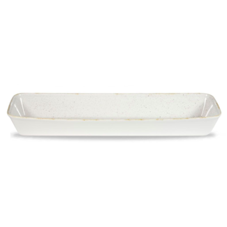 Churchill Servies Horeca Kwaliteit Stonecast Hints Barley White Rectangle Baking Tray 53x16x6.5