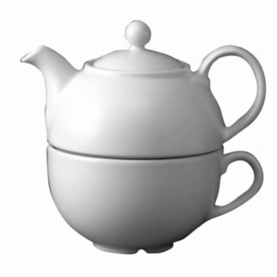 Churchill Servies Horeca Kwaliteit White Cafe One Cup Teapot 36.2cl