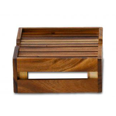 Churchill Churchill | Wood SS Stkng Crate Riser 25.8x22.2x9.4cm