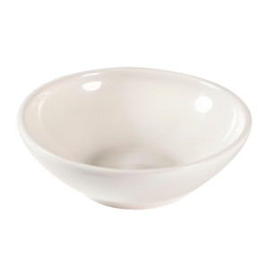 Churchill White Contour Shallow Bowl 13x4.2cm