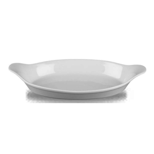 Churchill Servies Horeca Kwaliteit White Cookware Intermed Oval Eared Dish 23.2x12.5cm