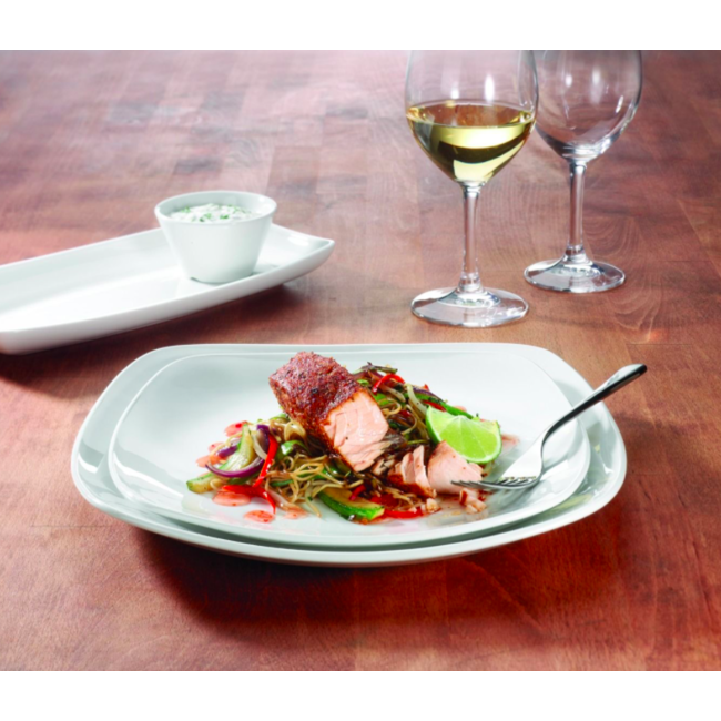 Churchill Servies Horeca Kwaliteit White Deep Square Plate 26cm 6/box