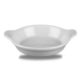 Churchill White Cookware Small Round Eared Dish 15x18cm