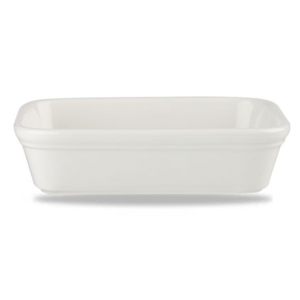 Churchill Servies Horeca Kwaliteit White Cookware Shallow Rectangular Dish 15.56cm