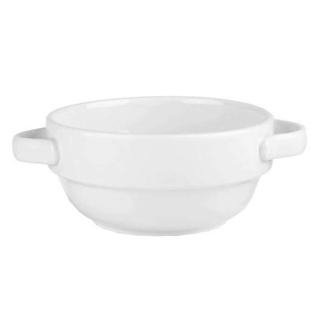 Churchill Servies Horeca Kwaliteit White Handled Stacking Bowl 373ml 6/box