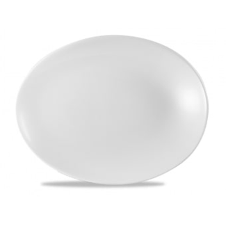 Churchill Servies Horeca Kwaliteit White Oval Orb Bord 20.4x10.3cm