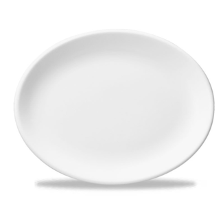 Churchill Servies Horeca Kwaliteit White Oval Bord 25.4cm
