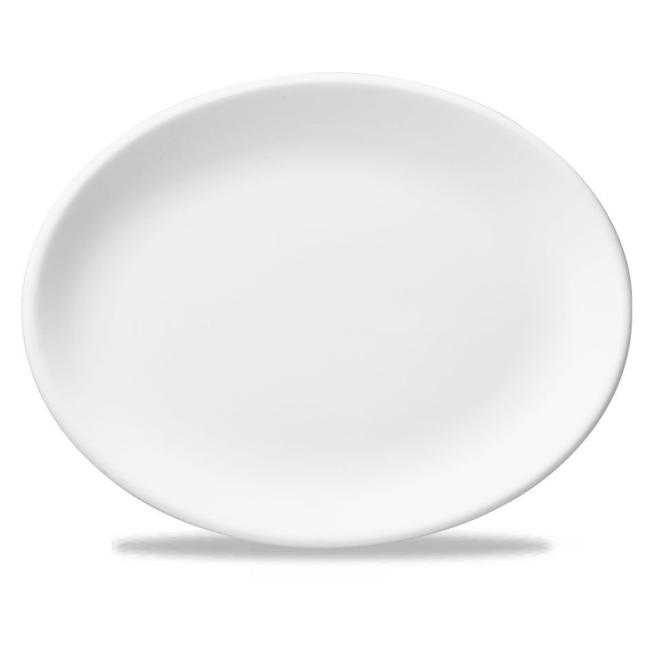 Churchill Servies Horeca Kwaliteit White Oval Plate 36cm 12/box