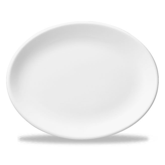 Churchill Servies Horeca Kwaliteit White Oval Plate / Gravy Boat Std 20cm 12/box