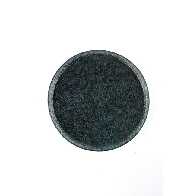 Porland | Black Moss Flat Bord 18cm