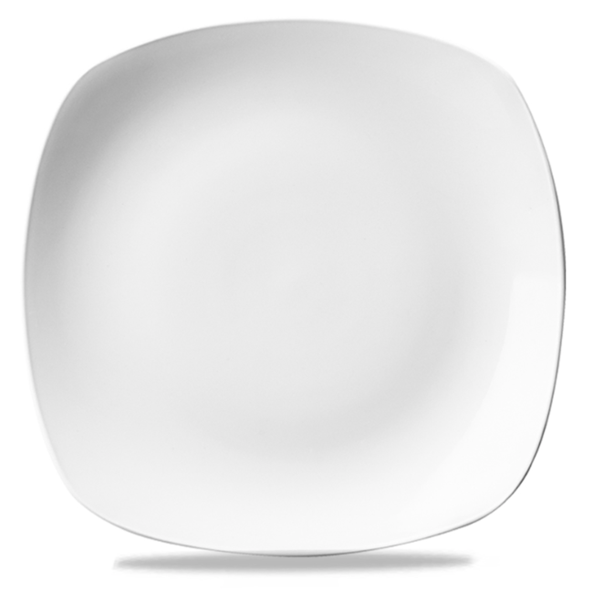 Churchill Servies Horeca Kwaliteit White X Squared Square Plate 25cm 12/box