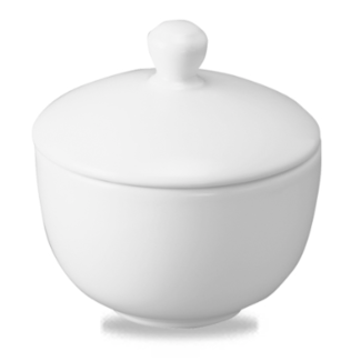 Churchill Servies Horeca Kwaliteit White Sandringham Sugar Bowl 9cm
