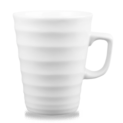 Churchill Churchill | White Ripple Latte Mug 45.5cl