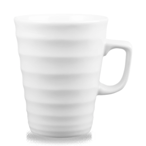 Churchill Servies Horeca Kwaliteit White Ripple Latte Mug 34cl