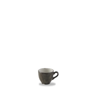 Churchill Servies Horeca Kwaliteit Stonecast Patina Iron Black Espresso Cup  10cl