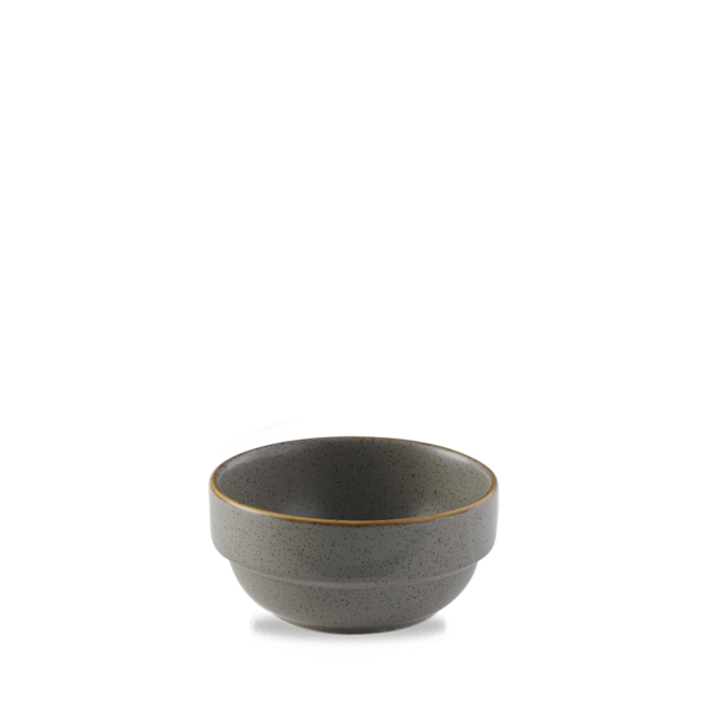 Churchill Servies Horeca Kwaliteit Stonecast Grey Profile Stacking Bowl 36cl