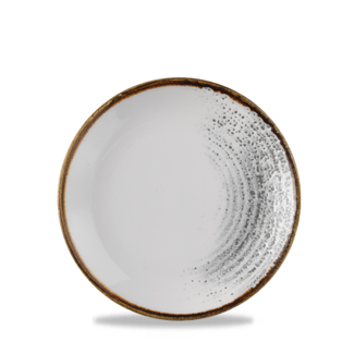 Churchill Servies Horeca Kwaliteit Homespun Accents Jasper Grey Evolve Coupe Bord 16.5cm