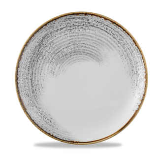 Churchill Servies Horeca Kwaliteit Homespun Accents Jasper Grey Evolve Coupe Bord 28.8cm