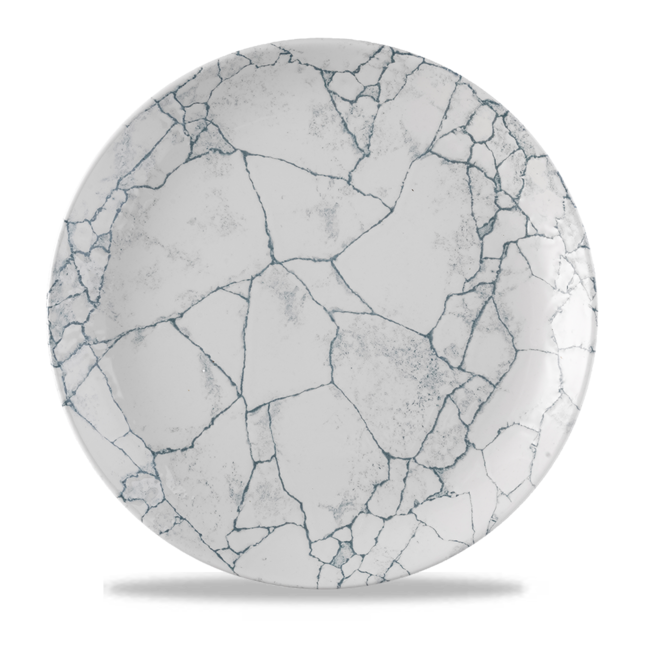 Churchill Servies Horeca Kwaliteit Kintsugi Pearl Grey Evolve Coupe Plate 28,8 cm 12/box