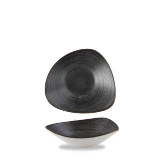 Churchill Servies Horeca Kwaliteit Stonecast Raw Black Lotus Bowl  23.5cm/60cl Churchill Servies Horeca Kwaliteit Stonecast Raw Black Lotus Bowl  23.5cm/60cl