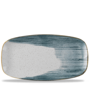 Churchill Servies Horeca Kwaliteit Stonecast Accents Blueberry Chefs Oblong Bord  35.5x19cm