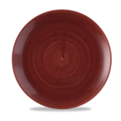 Churchill Patina Red Rust Evolve Coupe Plate  28.8cm