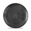 Churchill Servies Horeca Kwaliteit Stonecast Raw Black Evolve Coupe Bord  21.7cm