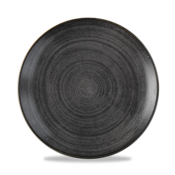 Churchill Stonecast Raw Black Evolve Coupe Plate  21.7cm