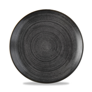 Churchill Servies Horeca Kwaliteit Stonecast Raw Black Evolve Coupe Bord  21.7cm