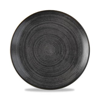 Churchill Servies Horeca Kwaliteit Stonecast Raw Black Evolve Coupe Bord  21.7cm