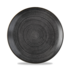 Churchill Stonecast Raw Black Evolve Coupe Plate  21.7cm