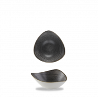 Churchill Stonecast Raw Black Lotus Bowl  18.5cm/37cl