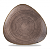 Churchill Stonecast Raw Brown Lotus Plate  26.5cm