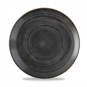 Churchill Stonecast Raw Black Evolve Coupe Plate  26cm