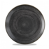 Churchill Stonecast Raw Black Evolve Coupe Plate  26cm
