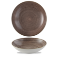 Churchill Stonecast Raw Brown Evolve Coupe Bowl  24.8cm/113.6cl