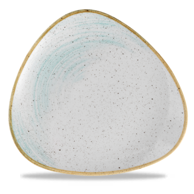 Churchill Stonecast Accents Duck Egg Lotus Plate  26.5cm
