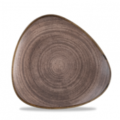 Churchill Stonecast Raw Brown Lotus Plate  22.9cm