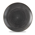 Churchill Servies Horeca Kwaliteit Stonecast Raw Black Evolve Coupe Bord  28.8cm