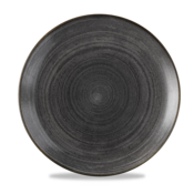 Churchill Stonecast Raw Black Evolve Coupe Plate  28.8cm