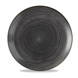 Churchill Servies Horeca Kwaliteit Stonecast Raw Black Evolve Coupe Bord  28.8cm Churchill Servies Horeca Kwaliteit Stonecast Raw Black Evolve Coupe Bord  28.8cm