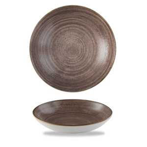 Churchill Servies Horeca Kwaliteit Stonecast Raw Brown Coupe Bowl  18.2cm/42.6cl