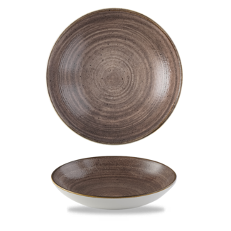 Churchill Servies Horeca Kwaliteit Stonecast Raw Brown Coupe Bowl  18.2cm/42.6cl Churchill Servies Horeca Kwaliteit Stonecast Raw Brown Coupe Bowl  18.2cm/42.6cl