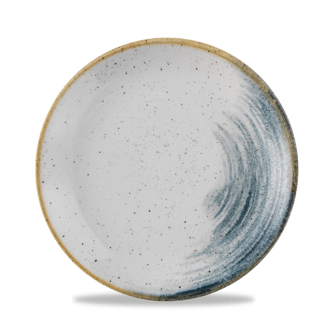 Churchill Servies Horeca Kwaliteit Stonecast Accents Blueberry Evolve Coupe Plate 12/box